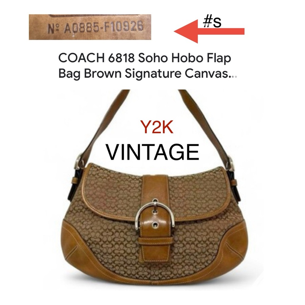 Coach Brown Signature soho bag